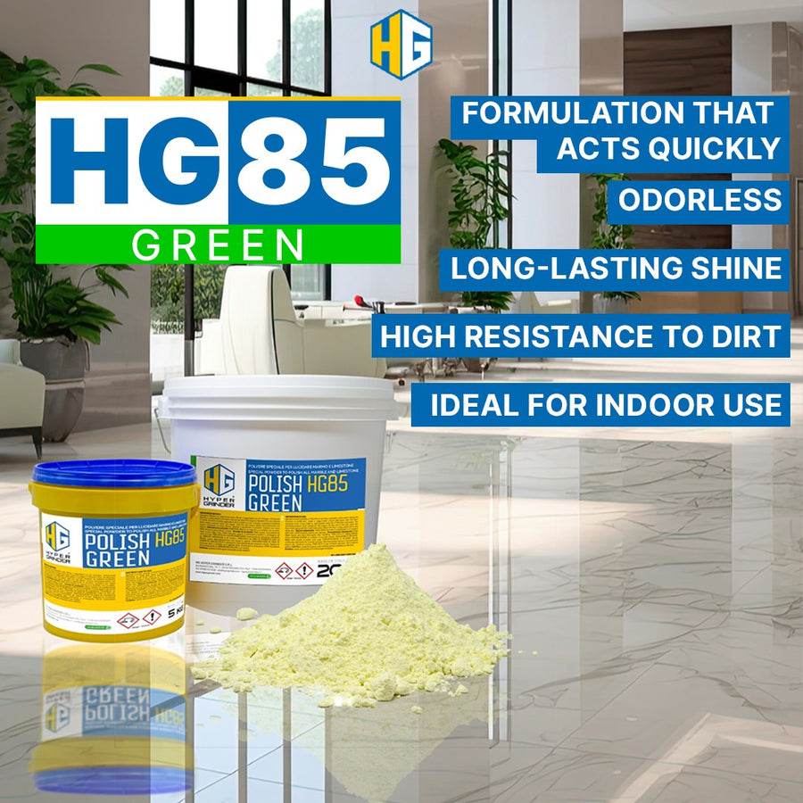 Hyper Grinder HG 85 Green Marble Polishing Powder – High Gloss Stone Finish