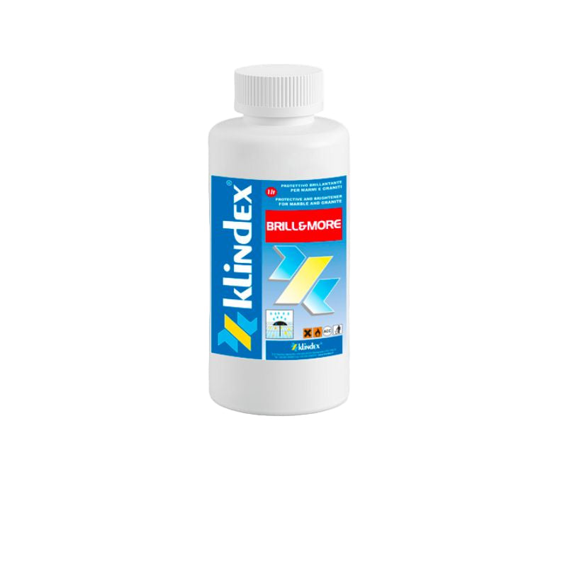 Brill&More Professional Floor Polish – 1 Litre | Marble, Terrazzo & Concrete – Klindex