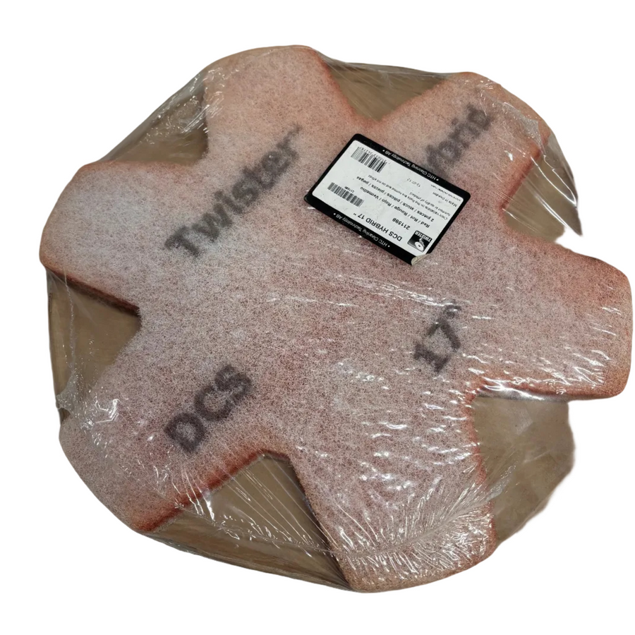 HTC Original DCS Hybrid Diamond Pads 17" Red – Pack of 2 | Concrete & Stone | Clearance