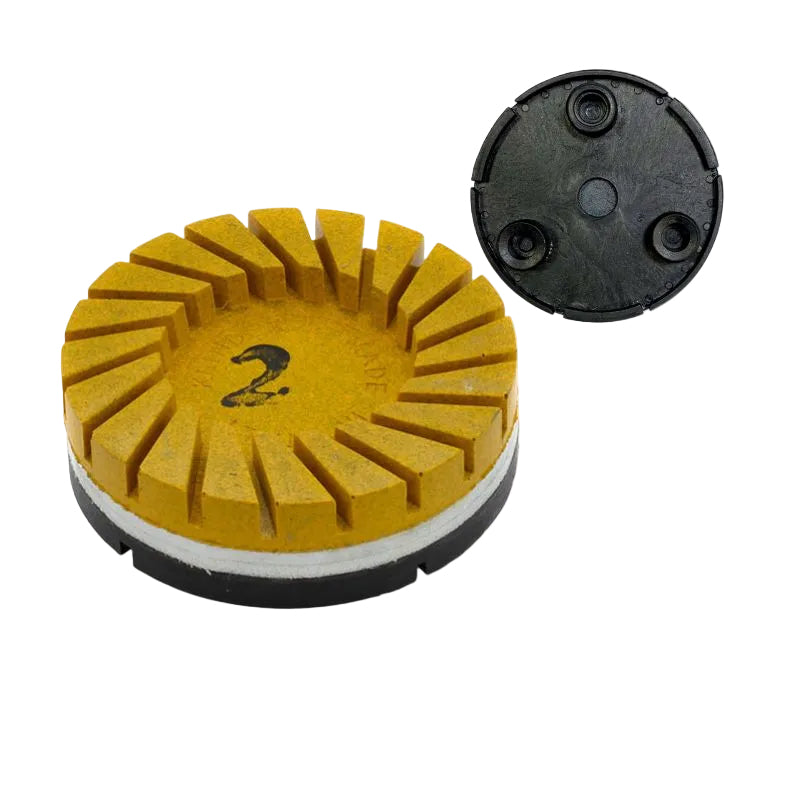 Klindex MK Yellow Series Resin Bond Diamond Discs for Marble Polishing | AS Fitting