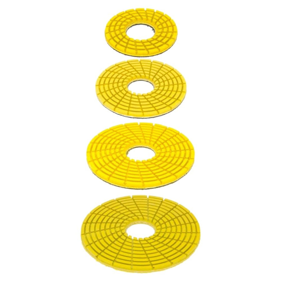 Klindex Jaguar Flex Yellow Resin Bond Diamond Abrasives – Flexible Polishing Discs