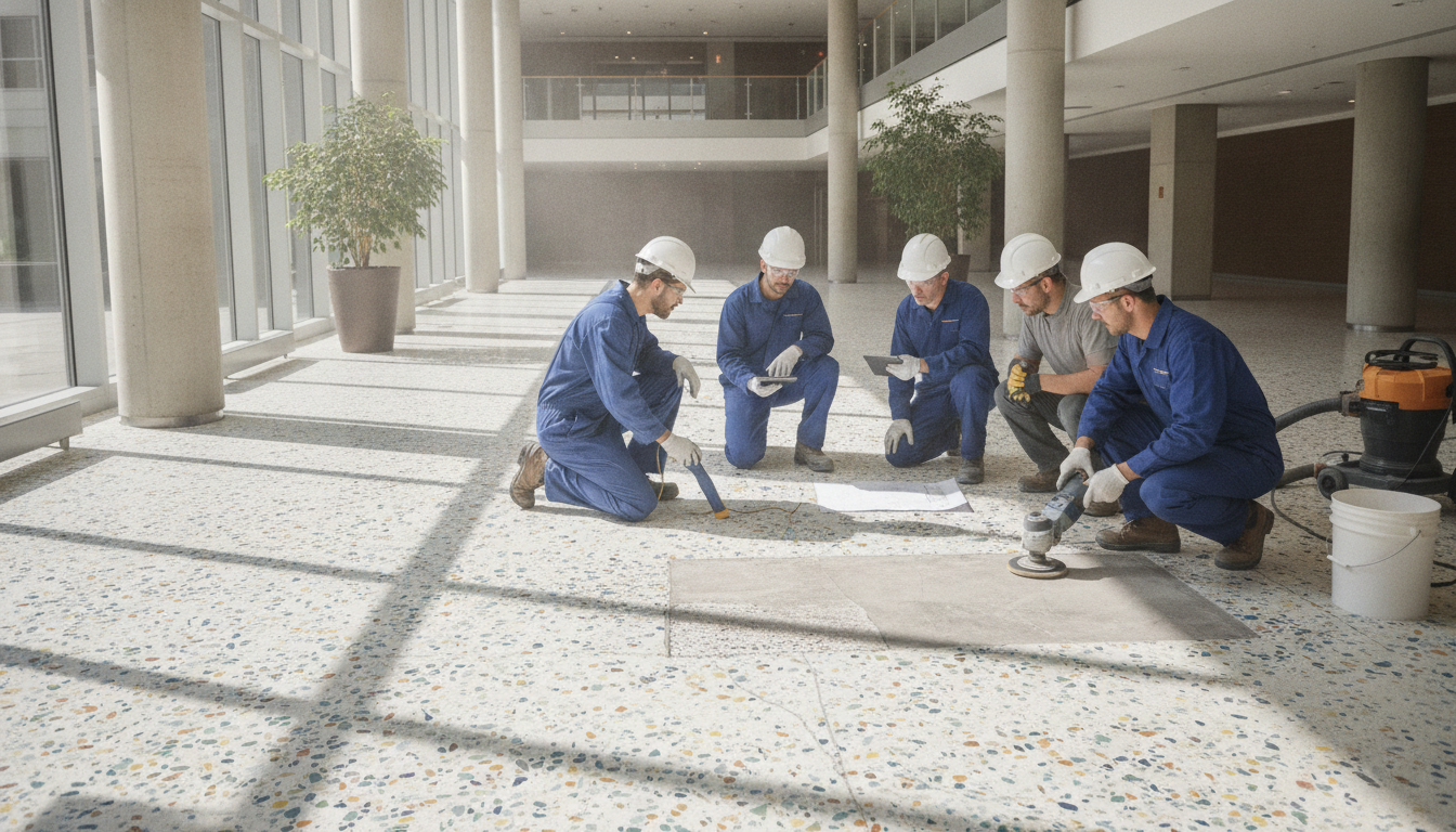 How to Restore and Polish a Terrazzo Floor