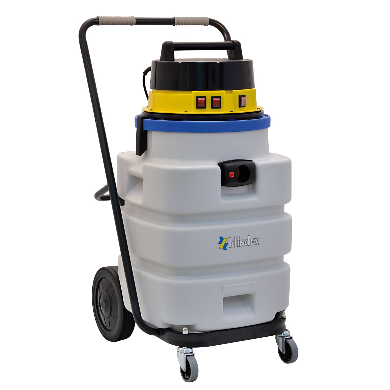 Klindex Junior Compact industrial vacuum with tipping tank