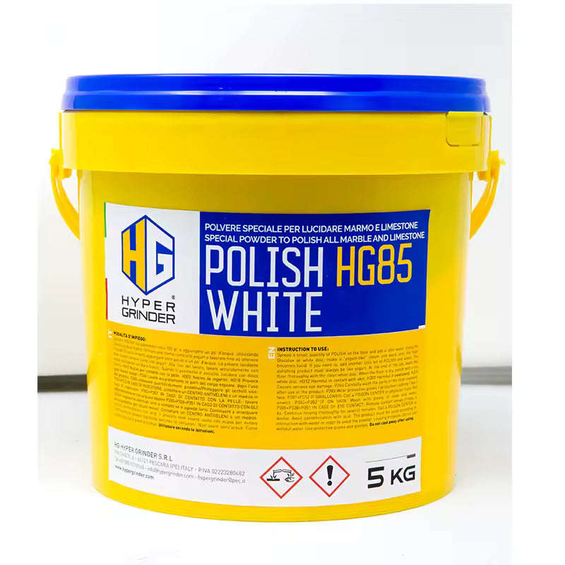 Hyper Grinder HG 85 White Marble Polishing Powder – High Gloss Stone Finish