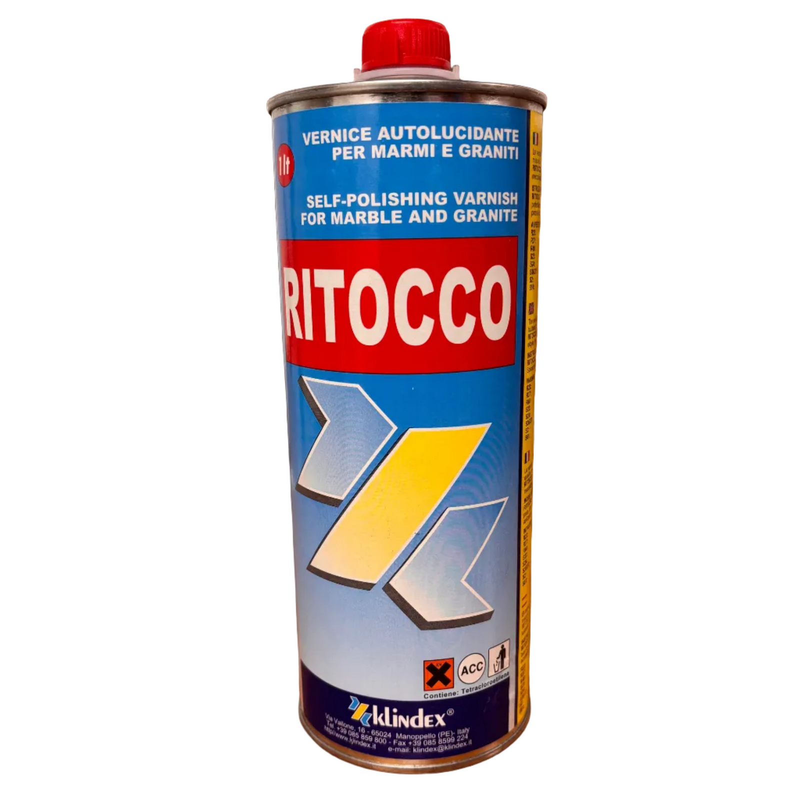 Klindex Ritocco solvent-based self-polishing varnish for marble, granite and terrazzo floors