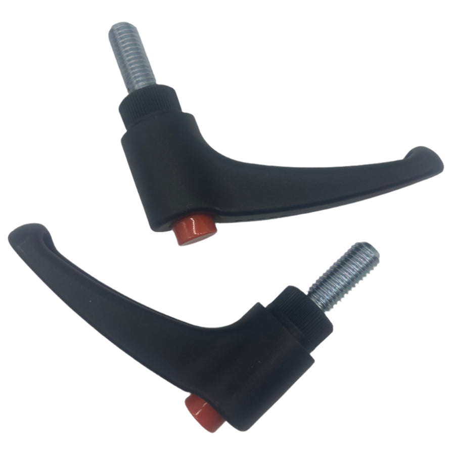 Directional wheel clamp/ handle for the Klindex & Hyper Grinder Levighetor
