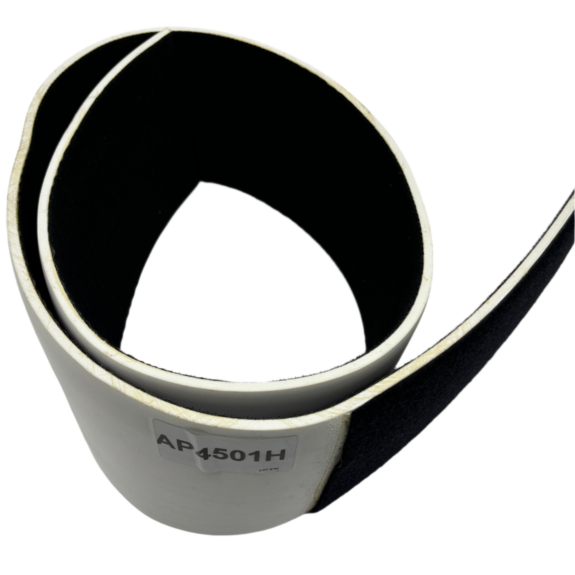 Klindex splashguard 155cm x 15cm fitted around rotary machine base for planetary grinding