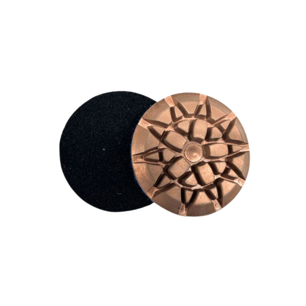 Bevelled diamond polishing discs for marble and limestone floors 120 Git