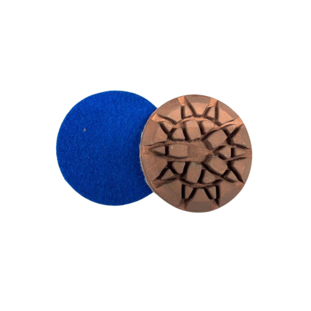 Bevelled diamond polishing discs for marble and limestone floors 1500 Grit