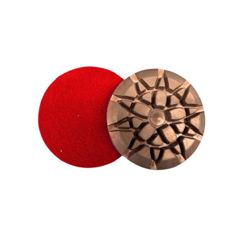 Bevelled diamond polishing discs for marble and limestone floors 220 Grit