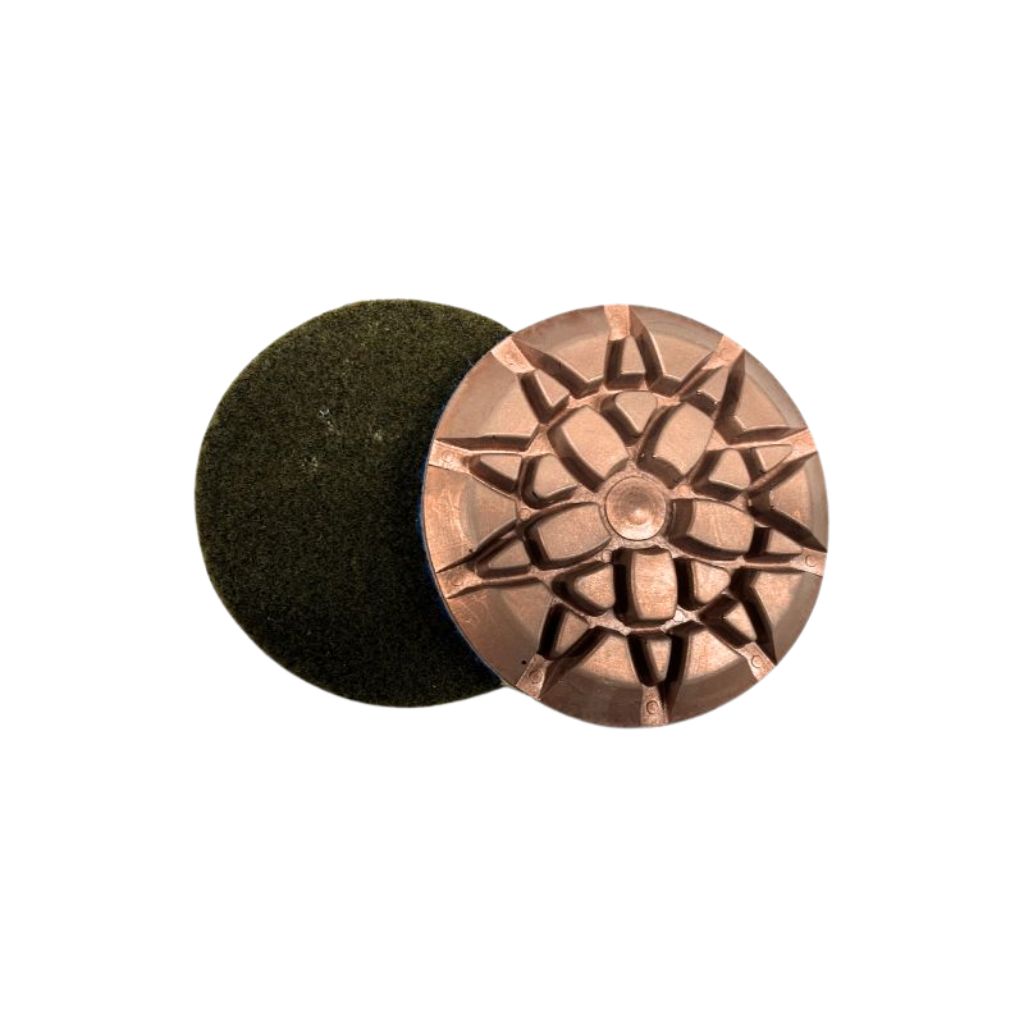 Bevelled diamond polishing discs for marble and limestone floors 30 Grit