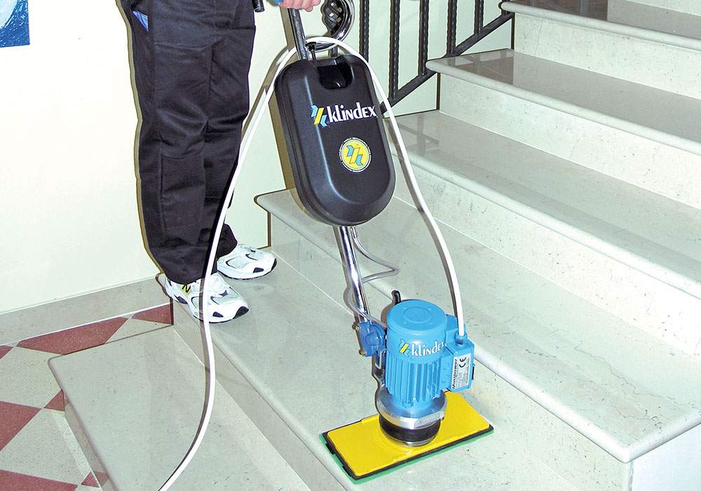 Oscillating floor machine, ideal tool for those smaller areas, Klindex Mini Power