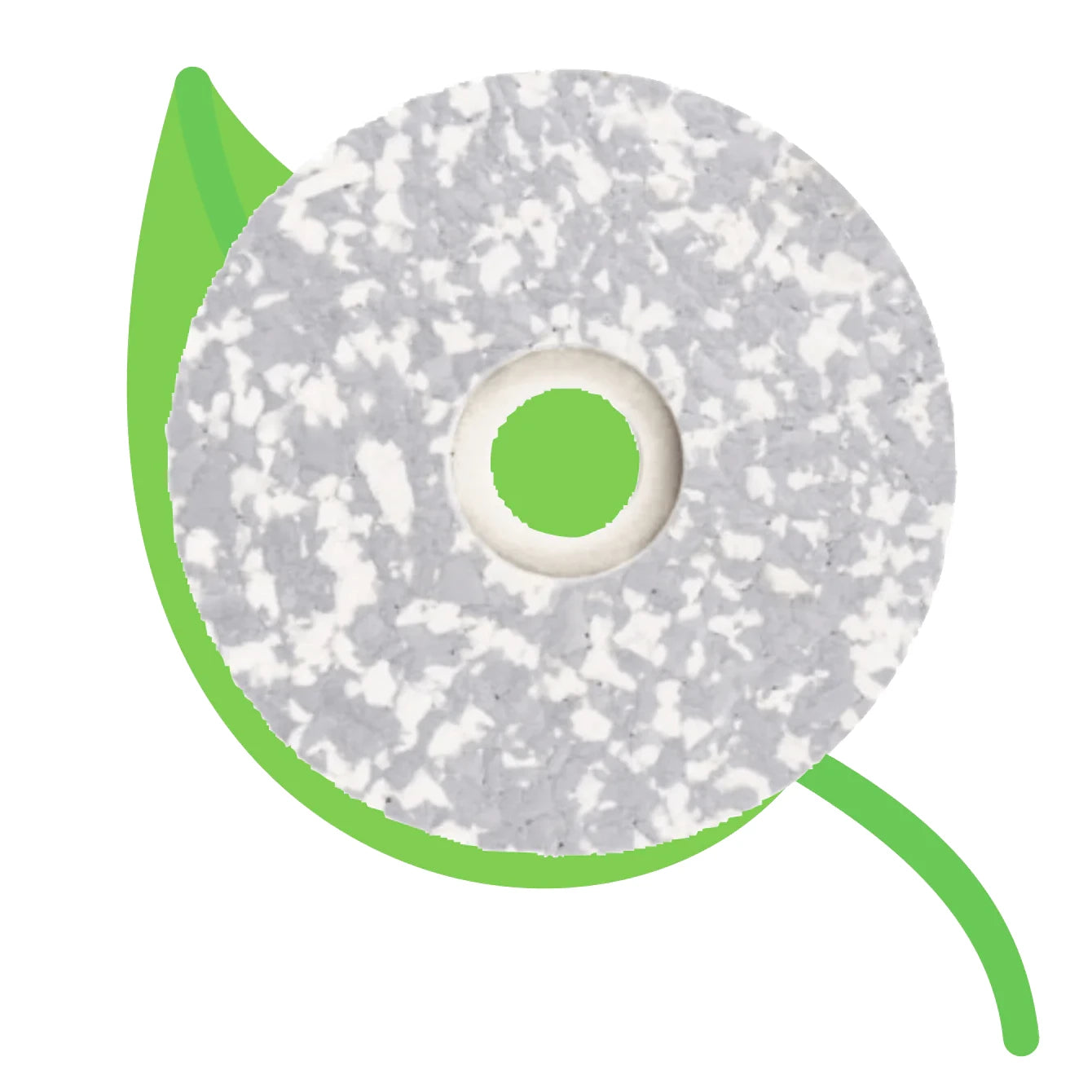 17 inch melamine floor cleaning pad for stone, ceramic, vinyl and concrete floors