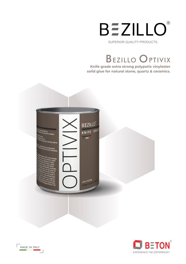 Bezillo Optivix solid strong stone glue 1 litre