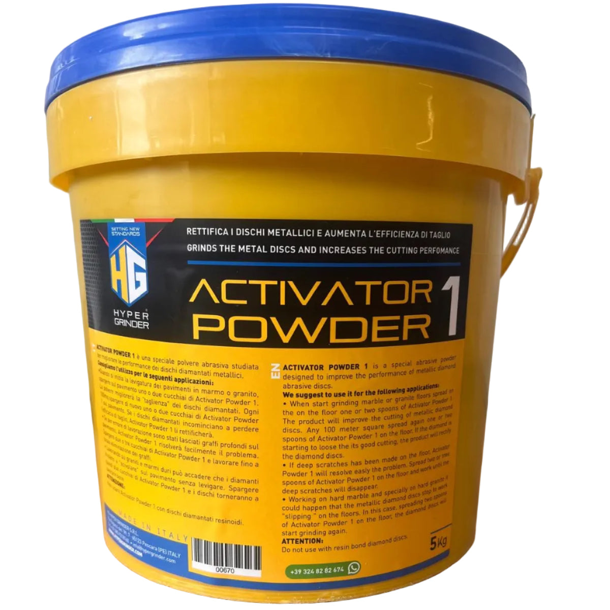 Hyper Grinder Activator powder 1 for metal discs