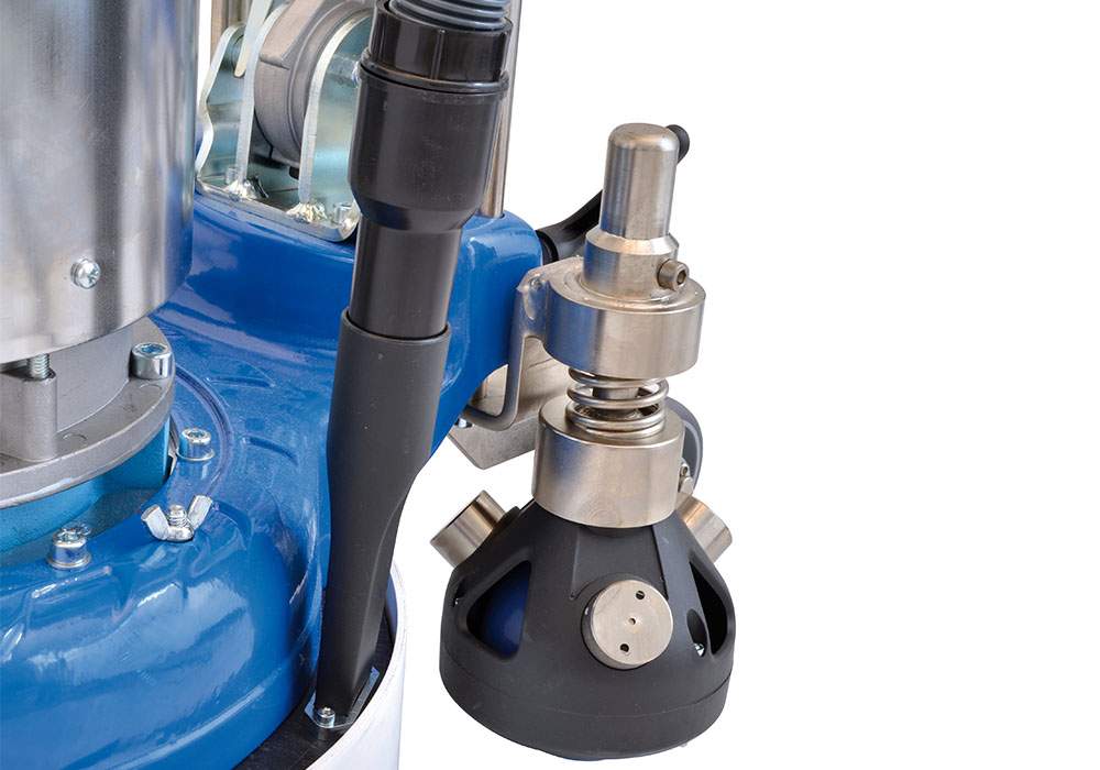 Timba sanding machine with directional wheels