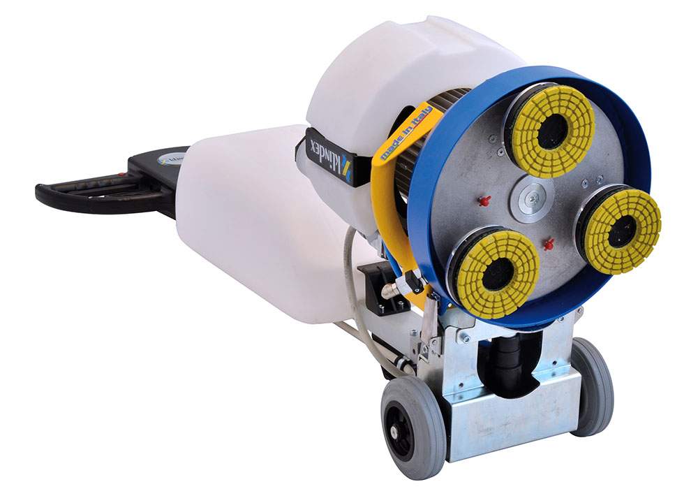 Klindex UFO Countertop Polishing & Grinding Machine – Marble, Granite & Concrete Planetary Polisher