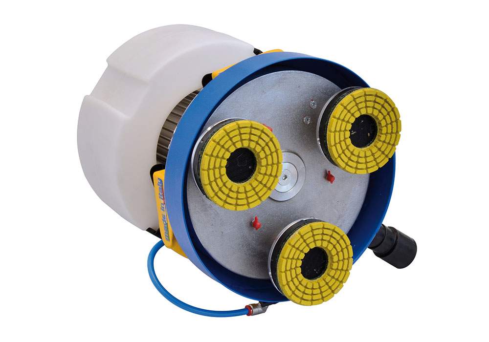 Klindex UFO Countertop Polishing & Grinding Machine – Marble, Granite & Concrete Planetary Polisher