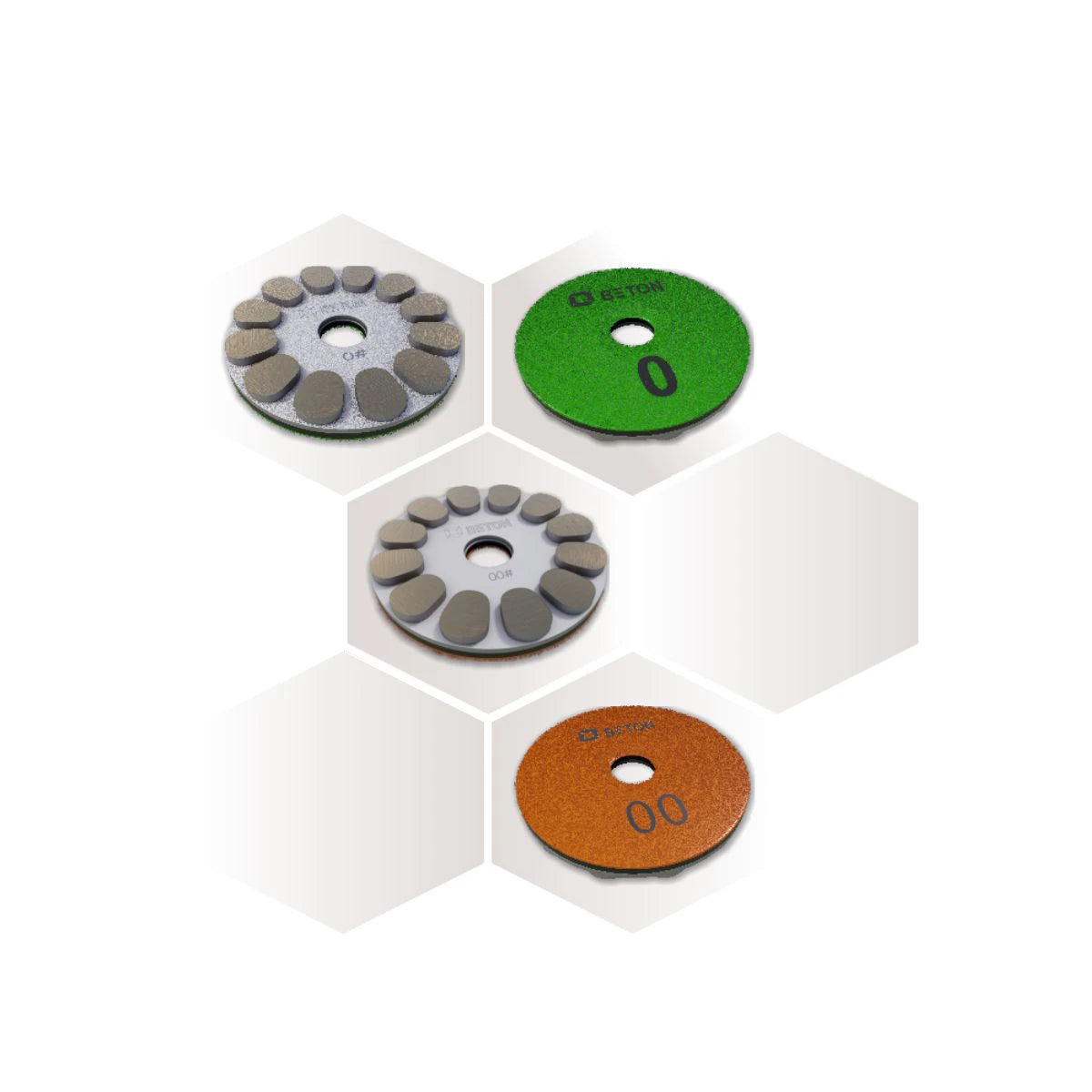 Ultrashine 100mm diamond metal abrasive tool for stone floor grinding