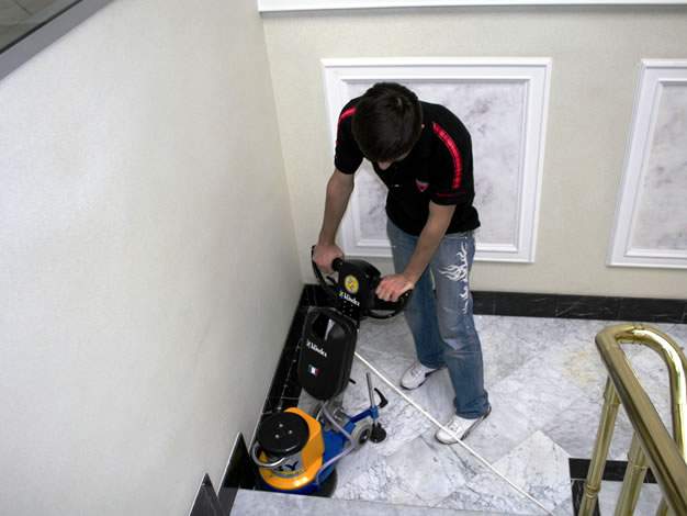 Klindex Baby Single Disc Rotary Machine – Compact Polisher & Grinder for Stairs and Narrow Areas