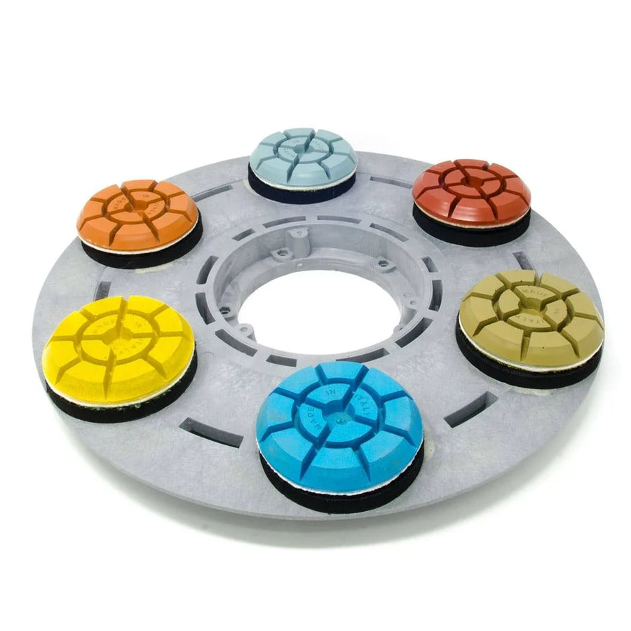 Klindex Easy Plate 17″ Diamond Disc Holder – Single Disc Floor Machine Pad Plate