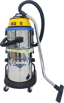 Klindex industrial wet and dry vacuum cleaner with triple motor system