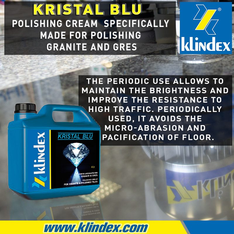 Klindex Kristal Blu Polishing Cream | Professional Granite & Tile Crystallizer – 5litre
