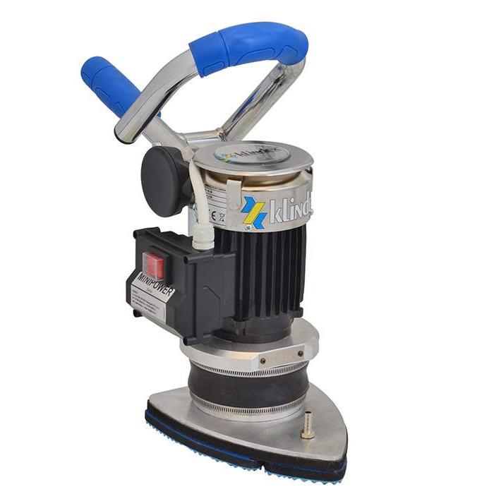 Klindex Mini Power orbital machine for cleaning and polishing hard to reach areas.