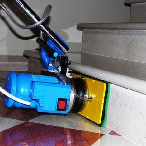 Klindex Mini Power orbital machine for cleaning and polishing hard to reach areas.