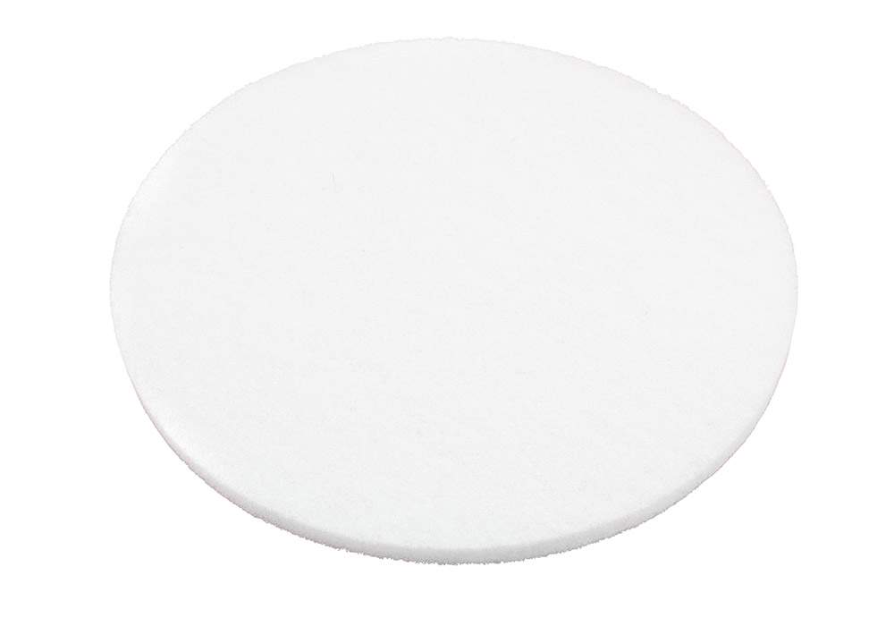 Klindex white floor pad for finishing and polishing hard floors