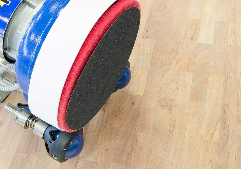 Professional rotary floor sander