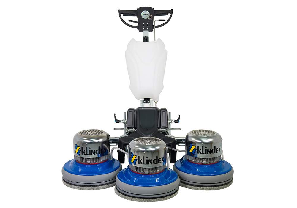 Klindex Triple K 3 head floor polishing machine single phase variable speed for large surface grinding and polishing