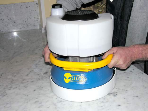 Klindex UFO Countertop Polishing & Grinding Machine – Marble, Granite & Concrete Planetary Polisher