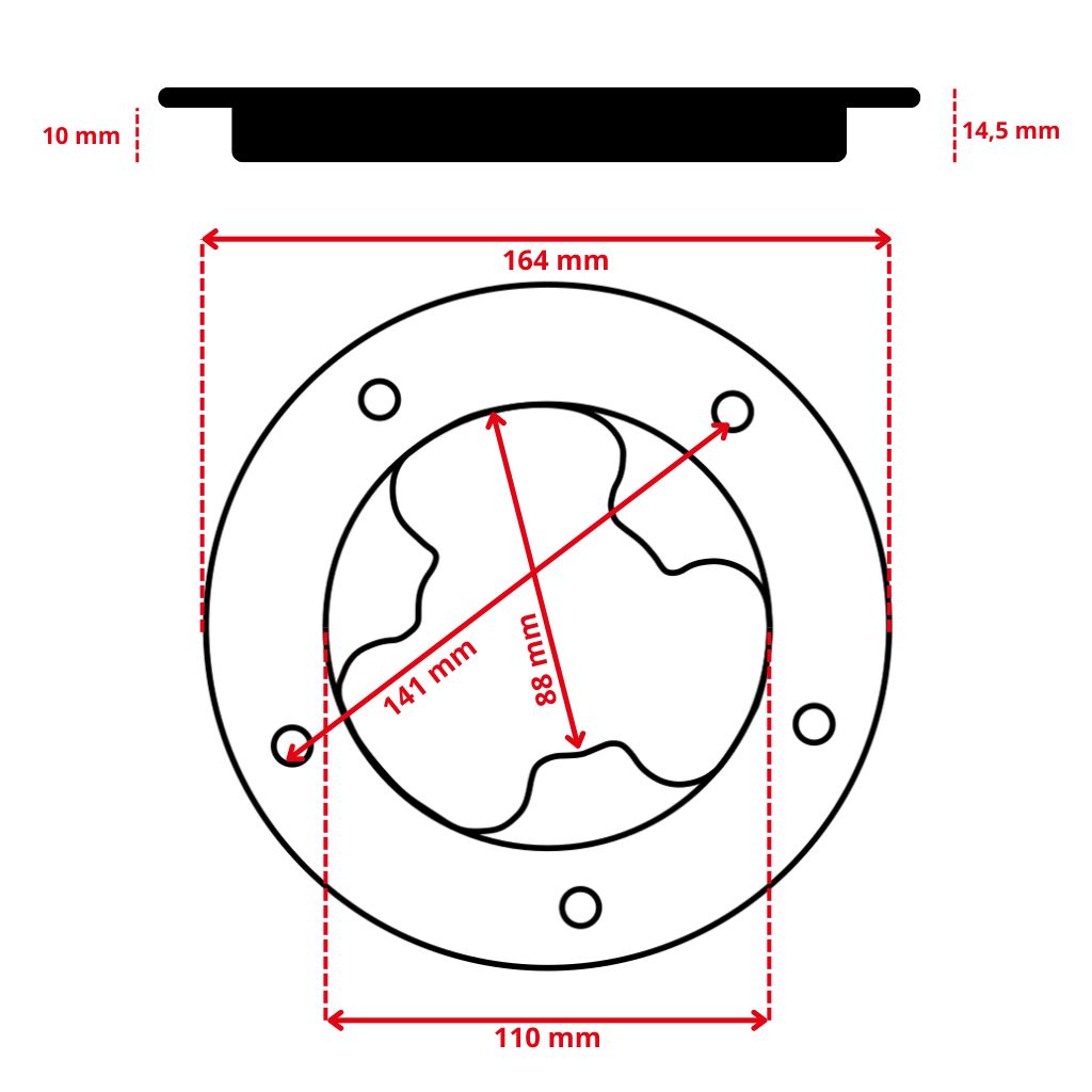 Clutch Plate / Coupling Module for Pad Holders & Rotary Brushes – Klindex & Wirbel Compatible